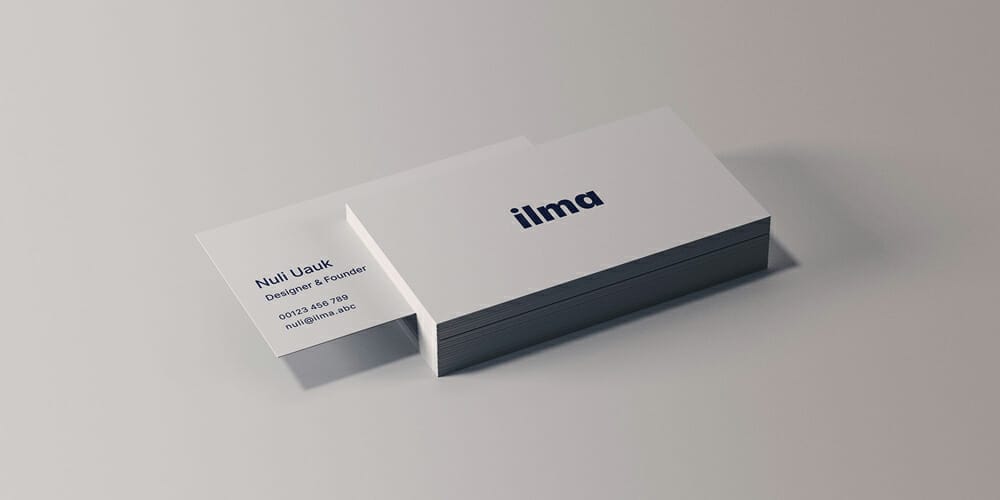 Minimal Business Card Mockup