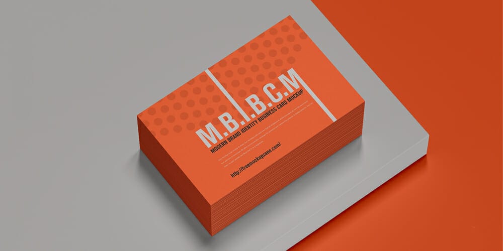 Modern Brand Identity Business Card Mockup