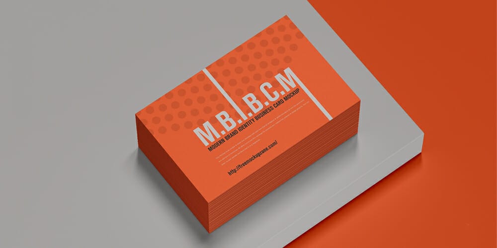 Modern Brand Identity Business Card Mockup