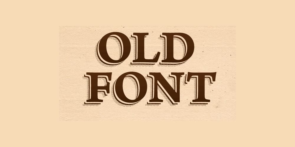 Old-Font-Text-Effect