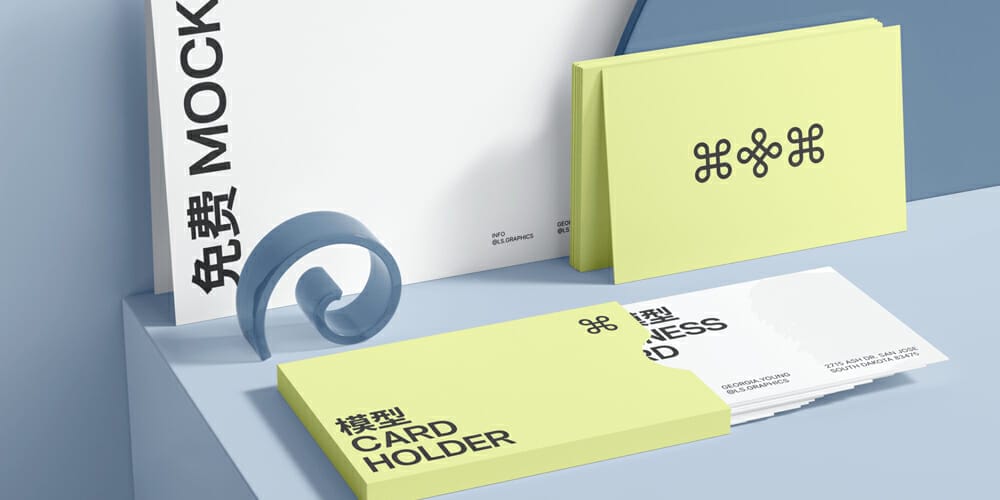 Paper And Business Cards Mockup