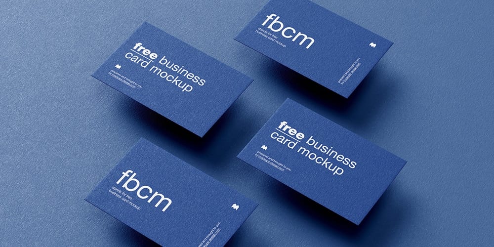 Download 100 Free Business Card Mockups Psd Css Author