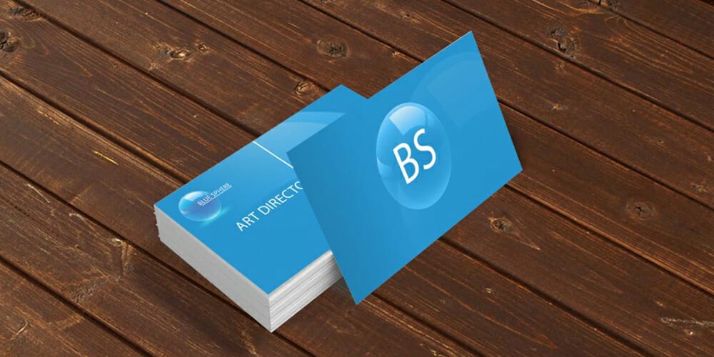 Photorealistic Business Card Mockup