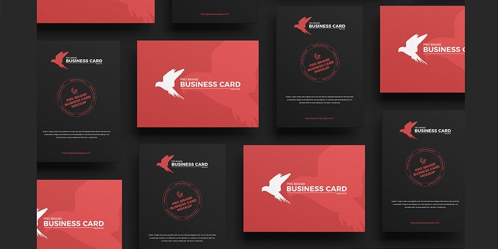 Pro Brand Business Card Mockup