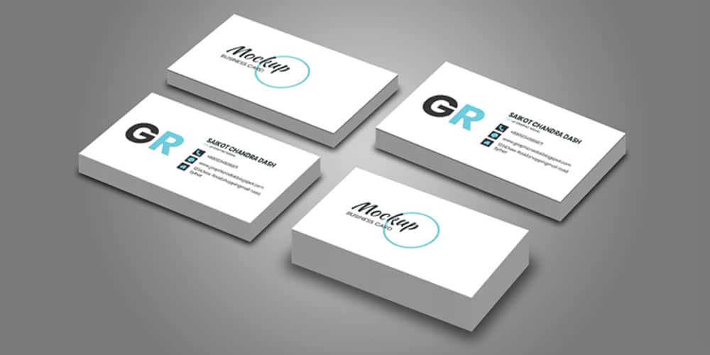 100+ Free Business Card Mockup PSD » CSS Author