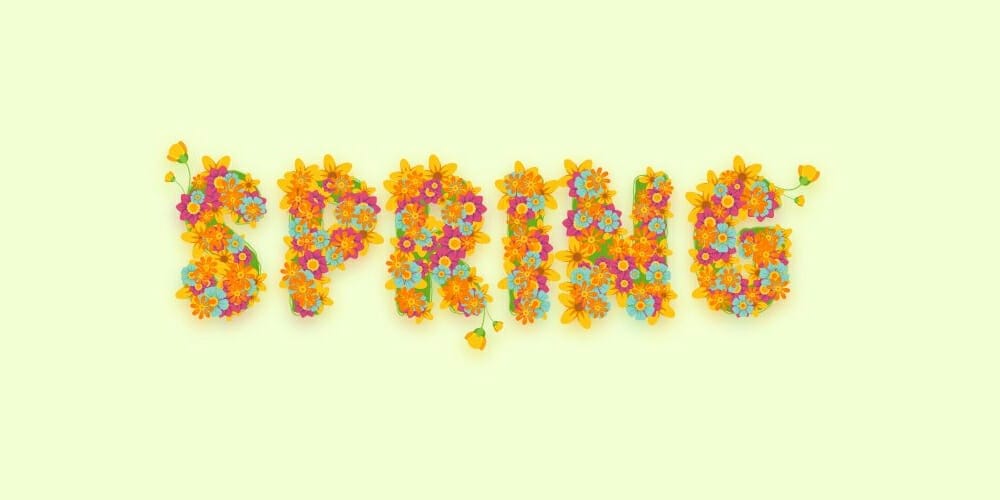 Spring Text Effect