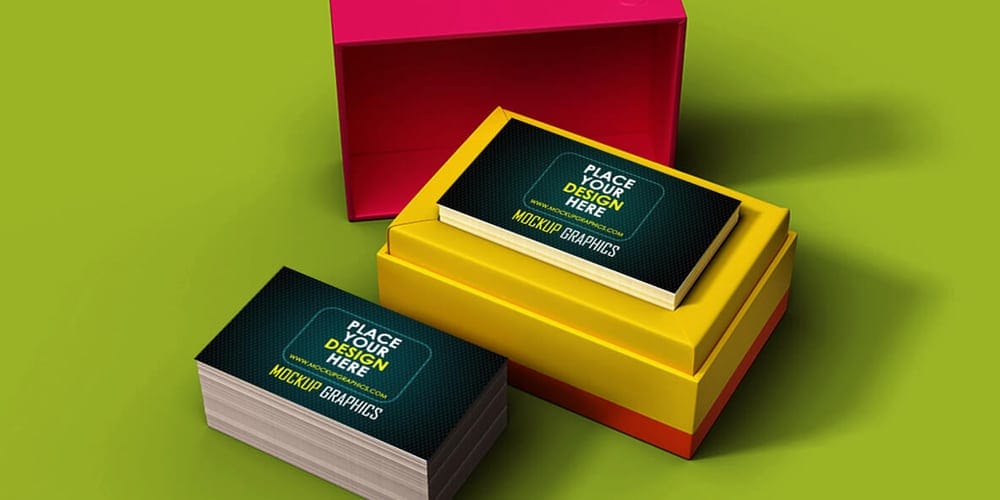 100+ Free Business Card Mockups PSD 191 Stacked Business Card Mockup