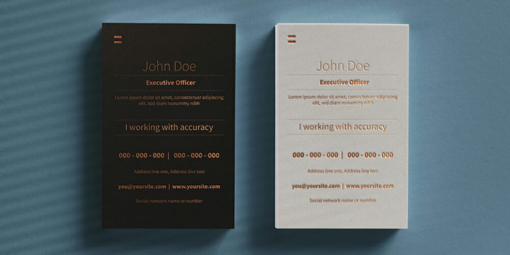 100+ Free Business Card Mockups PSD 34 Vertical Business Card Mockup