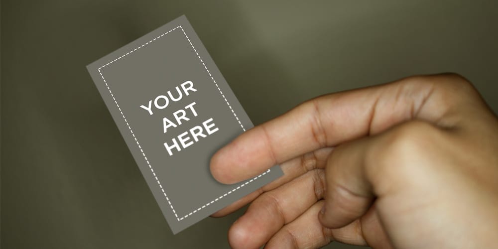 Vertical Business Card