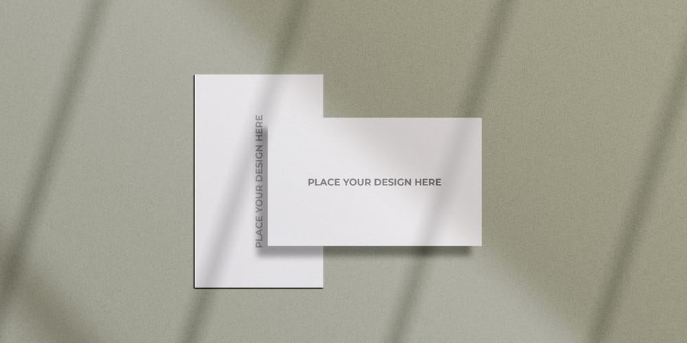 Realistic Business Card Mock up