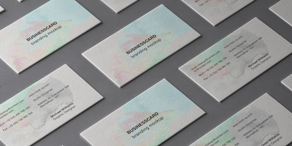 100+ Free Business Card Mockups PSD 137 Simple and Beautiful Business Card Mockup