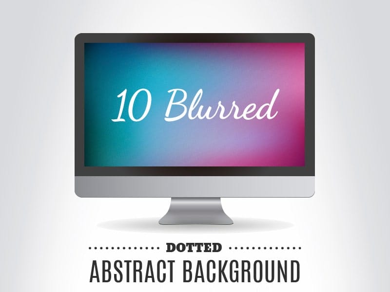 10 blurred dotted abstract backgrounds 