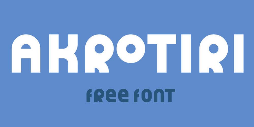 Akrotiri Display Font