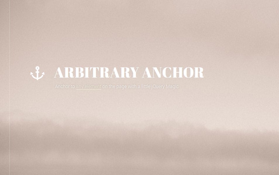 Arbitrary Anchor