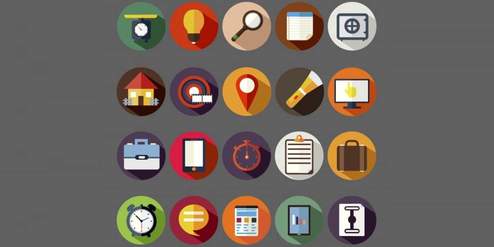 Assorted Round Icons