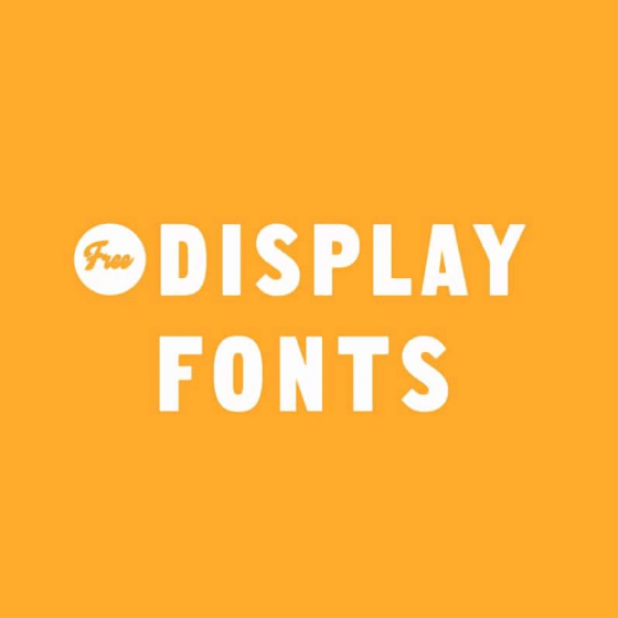 Best Free Display Fonts