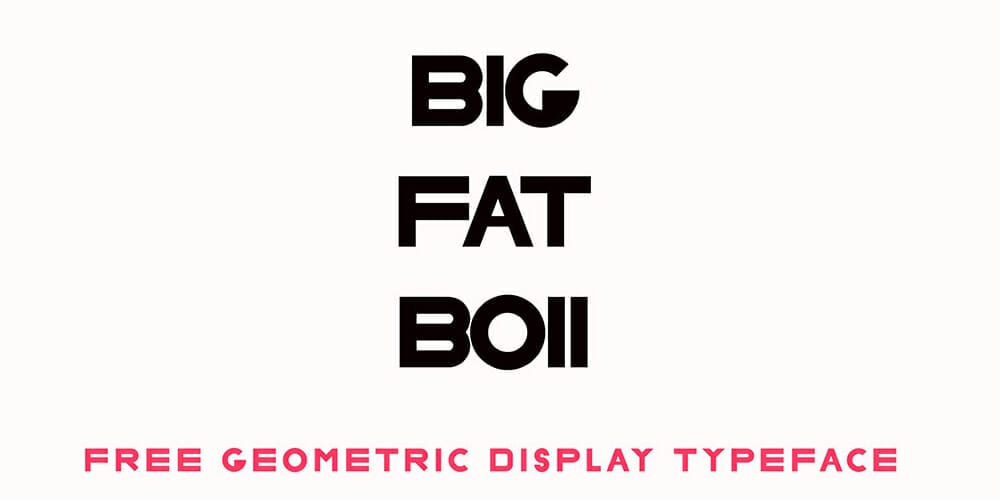 Big Fat Boii Typeface