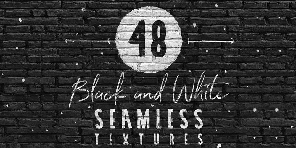 Black And White Seamless Textures