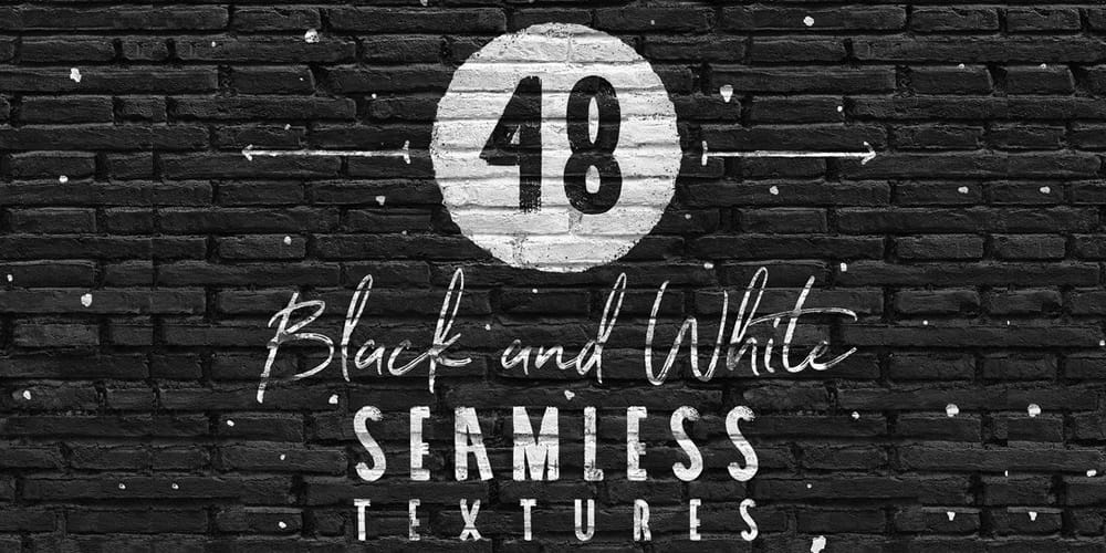 Black And White Seamless Textures