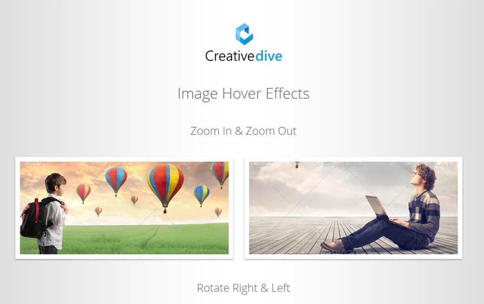 CSS3 Image Hover Effects - Pure CSS