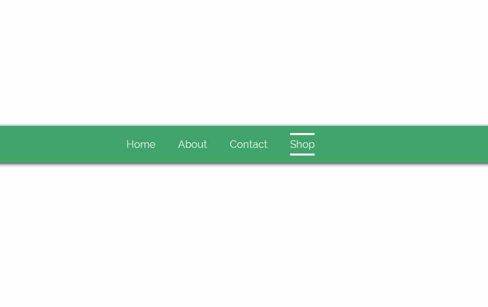 CSS3 Menu hover effects
