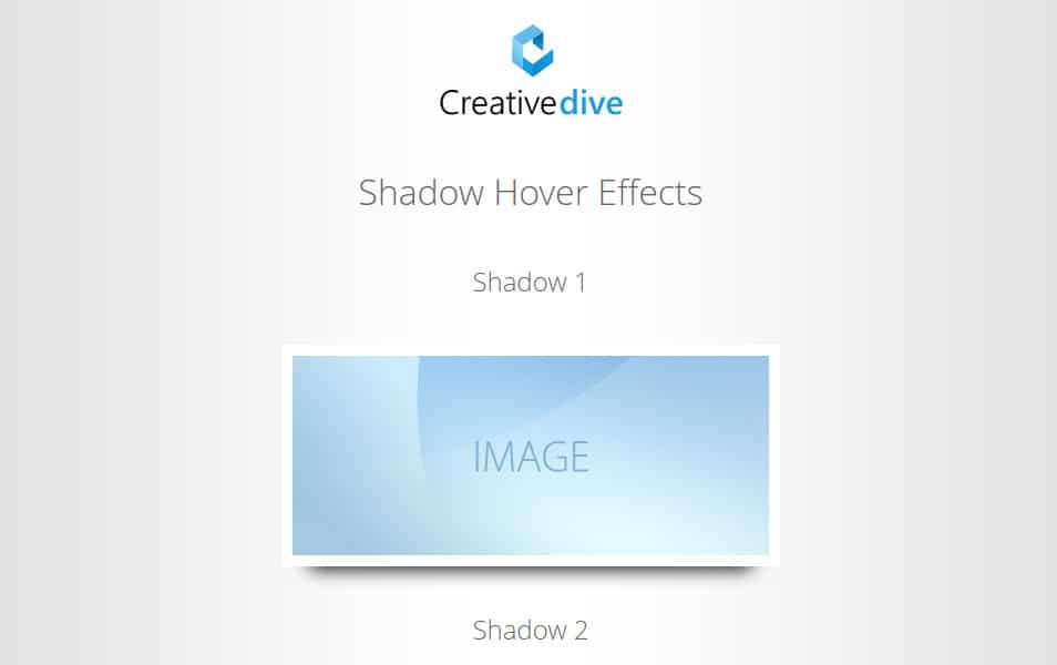 CSS3 Shadow Hover Effects