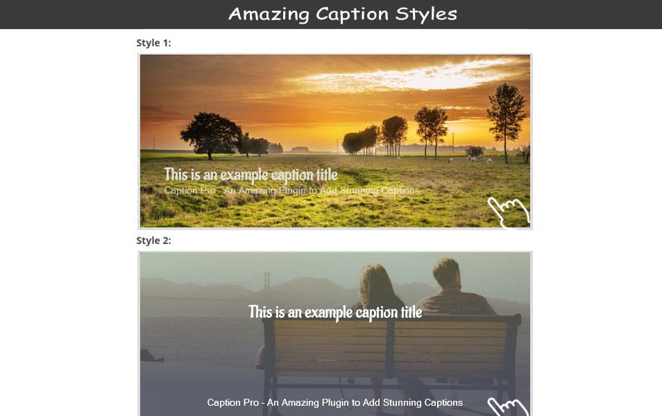 Caption Pro – Image Caption WordPress Plugin