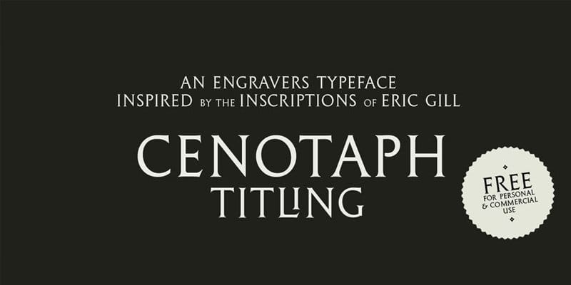 Cenotaph Titling Typeface