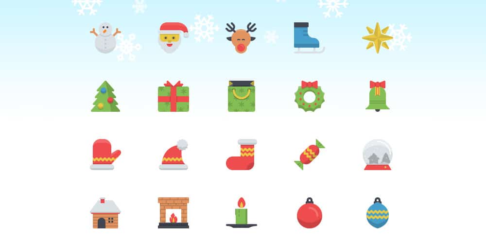 Christmas Flatilicious Icons