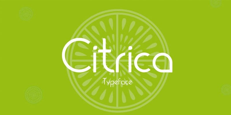 Citrica Typeface