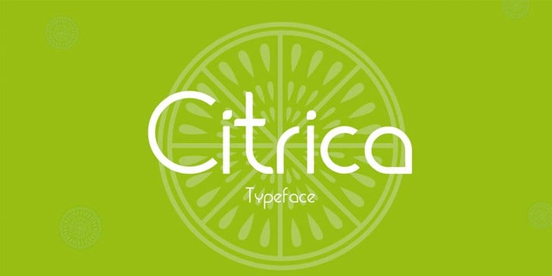 Citrica Typeface