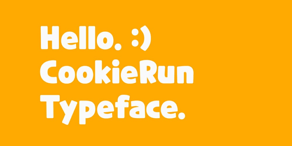 CookieRun Typeface