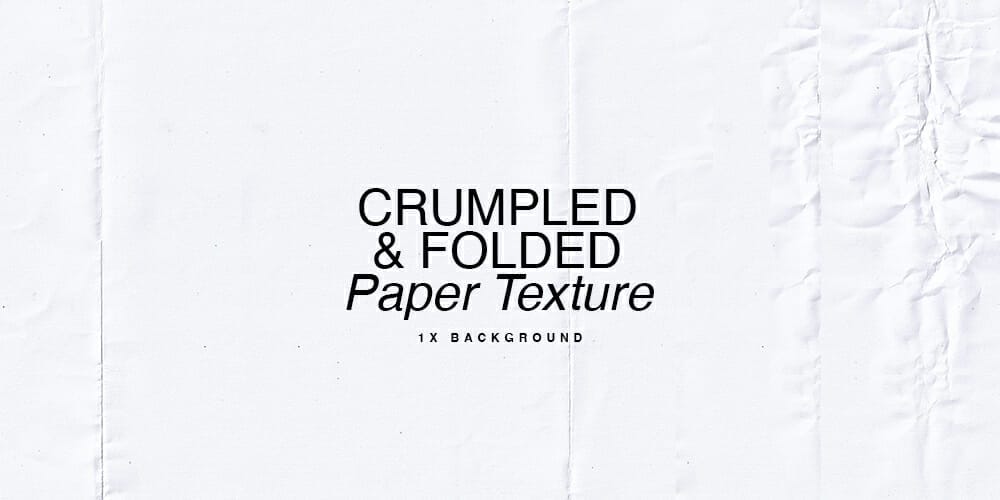 Crumpled and Folded Paper Texture