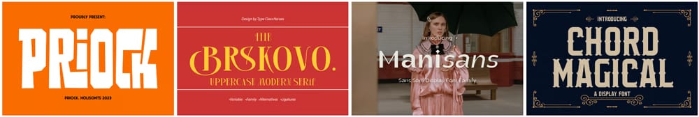 Best Free Display Fonts 2