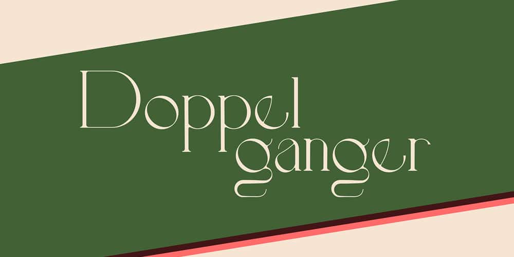 Doppelganger Typeface
