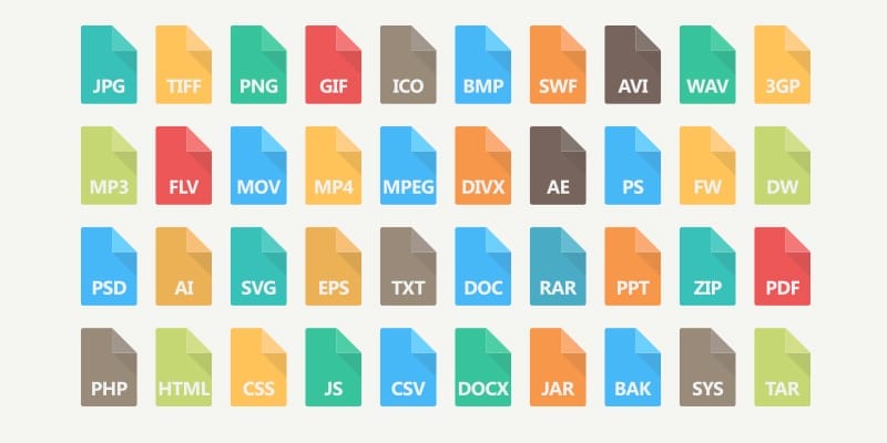  File Type Vector Icons