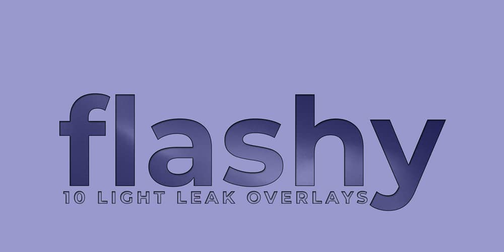 Flashy Light Leak Overlays