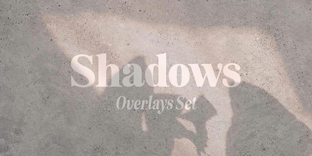 Floral Shadow Overlays