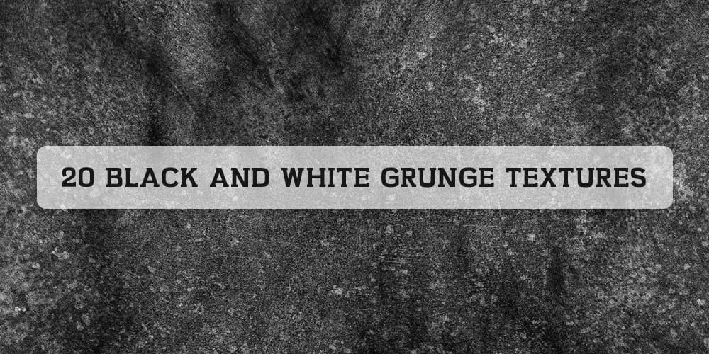 Free Black And White Grunge Textures