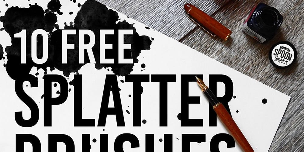 Free Ink Splatter Textures