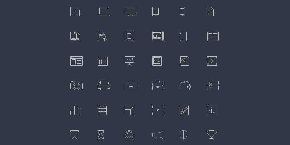 Free Line-Style Icons