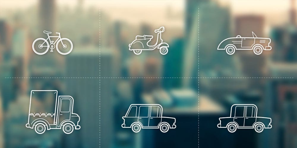 Free Outline Vehicle Icons