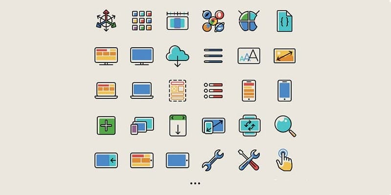 Free Responsive And Mobile Icons 