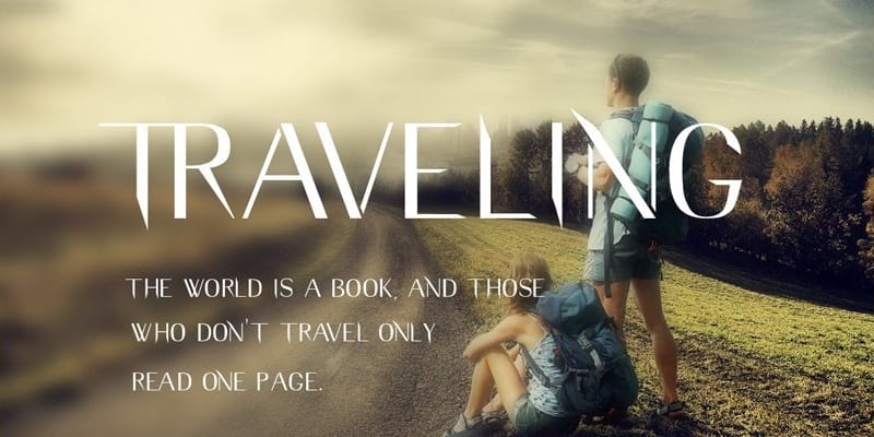 Free Traveling Typeface