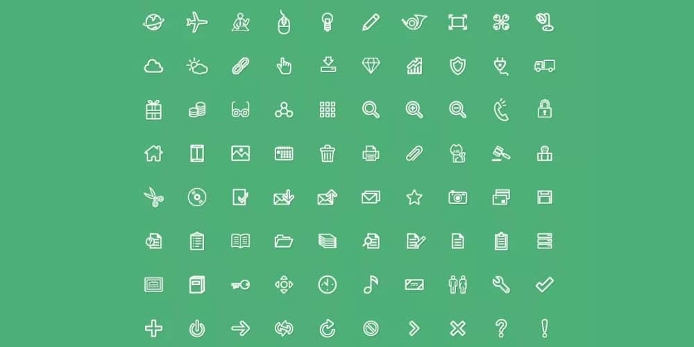 Free Universal Line Icons