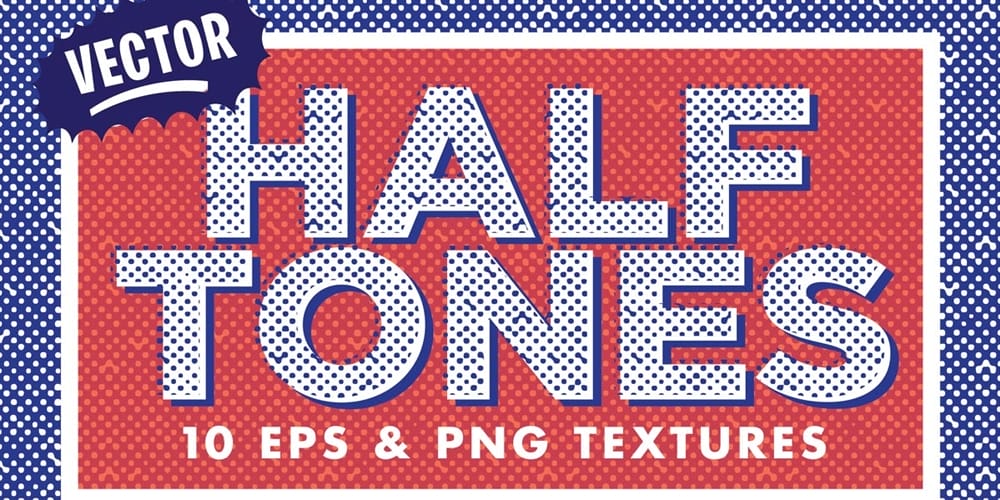 Free Vector Halftone Textures