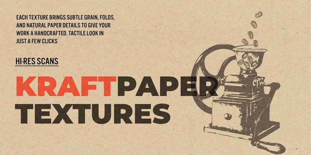 Gray Kraft Overlay Textures