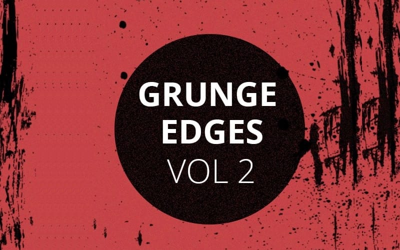 Grunge Edges Photoshop Brush Set