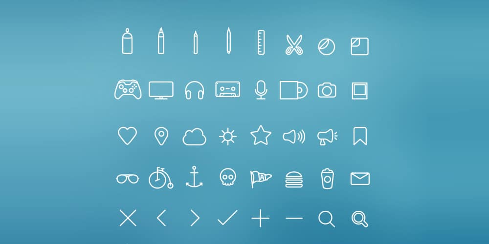Hangloose Icon Set PSD
