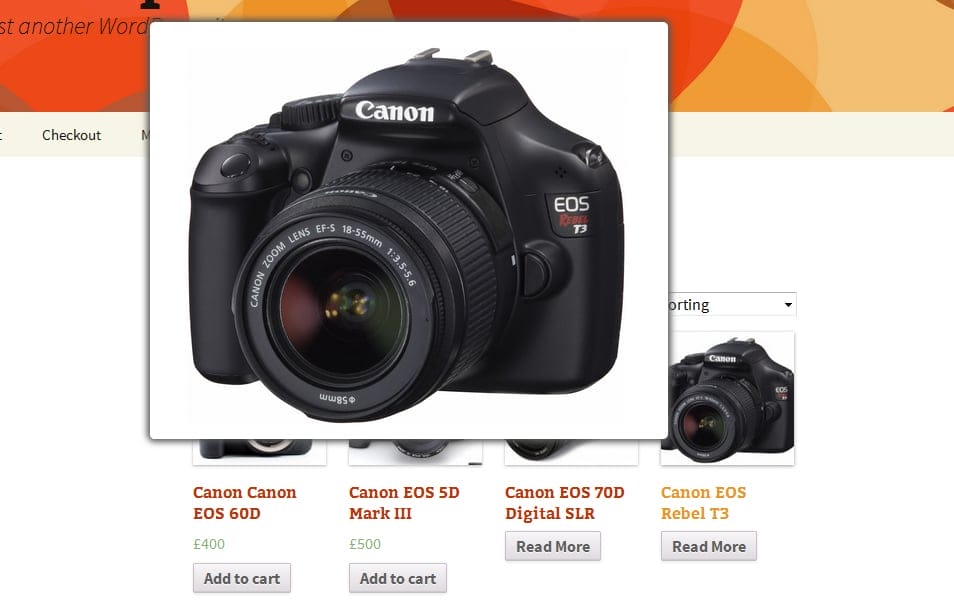 Image Hover View Woocommerce